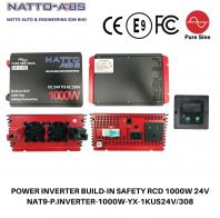 Pure Sine Wave Power Inverter 1000W (24V) Built-in Safety RCD (Residual Current Device) Pure Sine Wave Power Inverter 1000W (24V) Built-in Safety RCD (Residual Current Device)