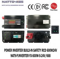 Pure Sine Wave Power Inverter 600W (24V) Built-in Safety RCD (Residual Current Device) Pure Sine Wave Power Inverter 600W (24V) Built-in Safety RCD (Residual Current Device)