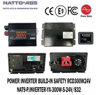 Pure Sine Wave Power Inverter 300W (24V) Built-in Safety RCD (Residual Current Device) Pure Sine Wave Power Inverter 300W (24V) Built-in Safety RCD (Residual Current Device)