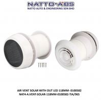 Air Vent Solar Without LED 118mm-0100582