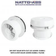 Air Vent Solar Without LED 165mm-0100811