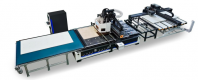 FINE Nesting CNC Router Machine with 12 ATC, Boring Group & Labelling Function FC-1830 12ATC