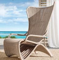 RATTAN LOUNGE CHAIR