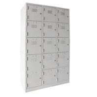 15 COMPARTMENT STEEL LOCKER