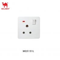 SELAMAT MQ5151L 15A Switch Socket Outlet with LED Indicator