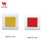 SELAMAT MS8101 (1W) 1Gang 2Gang 3Gang 4Gang Switch ( Yellow Rocket / Red Rocket )