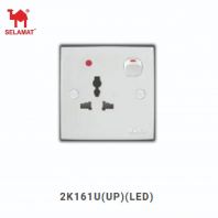 SELAMAT 2k161U 16A 1 Gang Double pole Universal Switched Socket