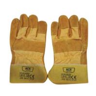Semi Leather Hand Safety Glove 10.5 Inch