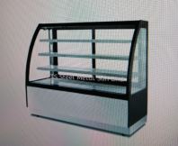 CURVED GLASS CAKE SHOWCASE