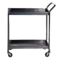 S/S FOOD TROLLEY - 2 TIER