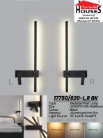 WALL AW17750 620 L R BK 8+2WX2 LED-3C