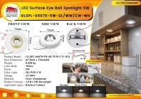 CABINET LIGHT 06070 5W WH LED-DL | CW | WW