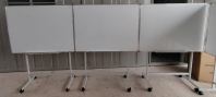 Mobile Magnetic Whiteboard Connected 4 Boards