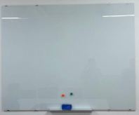 Frameless Magnetic Tempered Glass Whiteboard