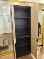 DUAL SWINGING DOOR HIGH CABINET