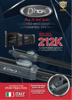 Dnor 212-K Swing / Folding Arm with Key Switch
