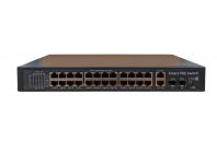 24 Port POE + 2 Uplink + 2 SFP Smart POE Switch 1000Mbps