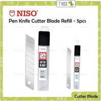 Niso Pen Knife Cutter Blade Refill 5pcs   9mm / 18mm Snap-Off Replacement Blades  Sharp Utility Cutter Blade