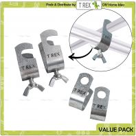 T Rex DIY Wing Screw Conduit Holder Clip   Round Pipe Bracket 3/4" & 1"  Adjustable Clamp  Steel Pipe Holder Malaysia