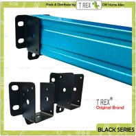 T Rex DIY C Channel / Rectangular Tube Wall Mount Bracket - Black Series