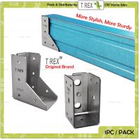 T Rex DIY InvisiFix 1.5" x 3" C Channel Hidden Wall Mount Joint Bracket   Seamless Concealed Steel Support Bracket
