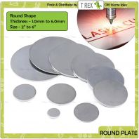 T Rex DIY Laser Cut Round Mild Steel Plate