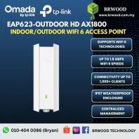 OMADA TP-LINK EAP623-OUTDOOR HD: AX1800 Indoor/Outdoor Wi-Fi 6 Access Point
