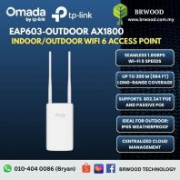 OMADA TP-LINK EAP603-OUTDOOR: AX1800 Indoor/Outdoor WiFi 6 Access Point