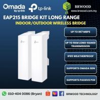 OMADA TP-LINK EAP215 BRIDGE KIT: 5GHz 867Mbps Long-Range Indoor/Outdoor Wireless Bridge