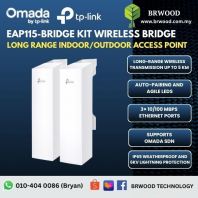 OMADA TP-LINK EAP115-BRIDGE KIT: Wireless Bridge 5 GHz 300 Mbps Long-Range Indoor/Outdoor Access Point