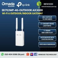 OMADA TP-LINK ER703WP-4G-OUTDOOR: 4G+ Cat6 AX3000 Wi-Fi 6 Outdoor/Indoor Gateway