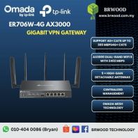 OMADA TP-LINK ER706W-4G: 4G+ Cat6 AX3000 Gigabit VPN Gateway