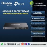 OMADA TP-LINK SG6428XHP: Campus 24-Port Gigabit Stackable L3 Managed Switch with 4�� 10G Slots