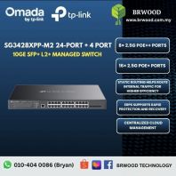 OMADA TP-LINK SG3428XPP-M2 24 Port + 4 Port 10GE SFP+ L2+ Managed Switch with 16-Port PoE+ & 8-Port PoE++
