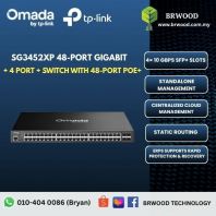 OMADA TP-LINK SG3452XP: Access Plus 48-Port Gigabit and 4-Port 10GE SFP+ Switch with 48-Port PoE+