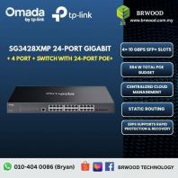 OMADA TP-LINK SG3428XMP: Access Plus 24-Port Gigabit and 4-Port 10GE SFP+ Switch with 24-Port PoE+