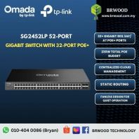 OMADA TP-LINK SG2452LP: Omada Access 52-Port Gigabit Switch with 32-Port PoE+