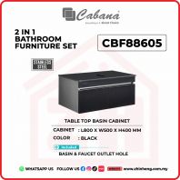 2 IN 1 BATHROOM FURNITURE SET S/STEEL - CBF88605 2 IN 1 BATHROOM FURNITURE SET S/STEEL - CBF88605