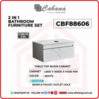 2 IN 1 BATHROOM FURNITURE SET S/STEEL - CBF88606 2 IN 1 BATHROOM FURNITURE SET S/STEEL - CBF88606