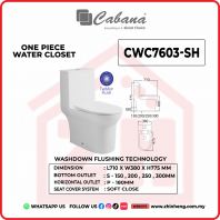 CABANA CWC7603-SH One Piece Water Closet Washdown Flushing Technology CABANA CWC7603-SH One Piece Water Closet Washdown Flushing Technology