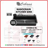 CABANA NANOGRAIN KITCHEN SINK CKS8842-BL CABANA NANOGRAIN KITCHEN SINK CKS8842-BL