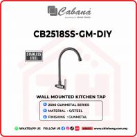 CABANA WALL MOUNTED KITCHEN TAP  CB2518SS-GM-DIY