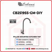 CABANA PILLAR MOUNTED KITCHEN TAP  CB2519SS-GM-DIY