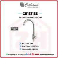 CABANA PILLAR KITCHEN COLD TAP  CB1531SS