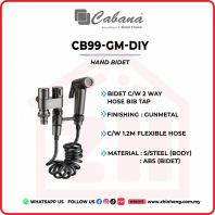 CABANA HAND BIDET 2 WAY HOSE BIB TAP  CB99-GM-DIY