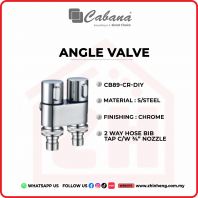 CABANA 2 WAY HOSE BIB TAP  CB89-CR-DIY