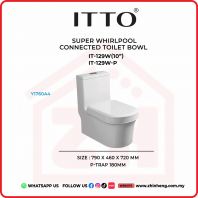 ITTO SUPER WHIRLPOOL CONNECTED TOILET BOWL IT-129W(10") + IT-129W-P