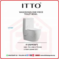 ITTO WASHDOWN ONE PIECE TOILET BOWL IT-2127F(10")