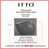 ITTO INTELLIGENT ONE-PIECE TOILET BOWL IT-168-GM(10") ITTO INTELLIGENT ONE-PIECE TOILET BOWL IT-168-GM(10")