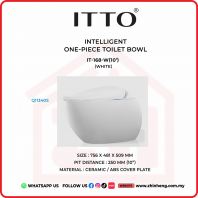 ITTO INTELLIGENT ONE-PIECE TOILET BOWL IT-168-W(10") ITTO INTELLIGENT ONE-PIECE TOILET BOWL IT-168-W(10")